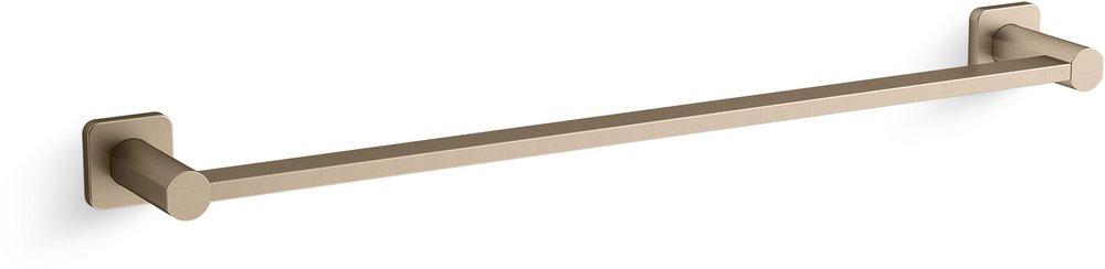 KOHLER Parallel® 24 in. Towel Bar in Vibrant® Brushed Bronze