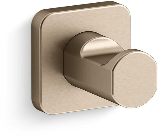 KOHLER Parallel® 1-Hook Robe Hook in Vibrant Brushed Bronze