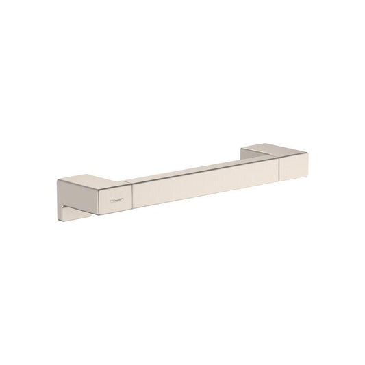Hansgrohe AddStoris 13-7/10 in. Towel Bar in Brushed Nickel