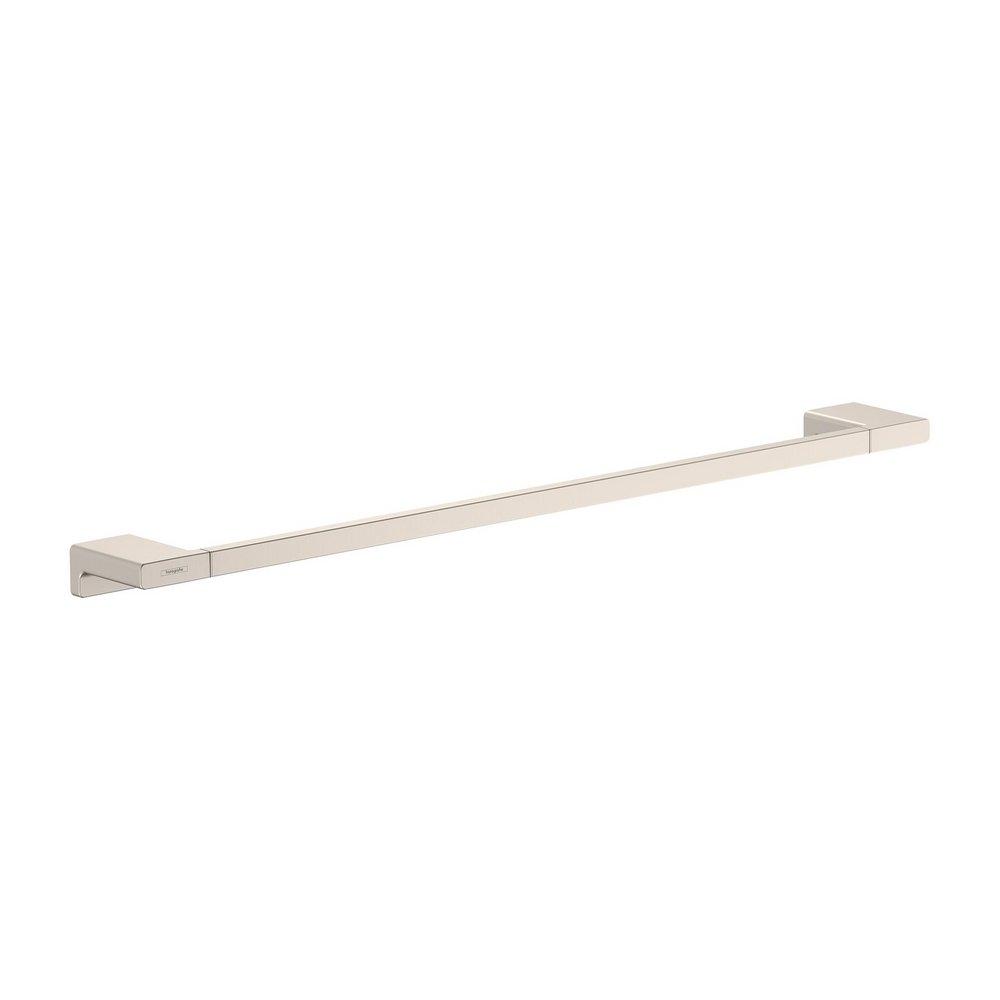 Hansgrohe AddStoris 25-51/100 in. Towel Bar in Brushed Nickel