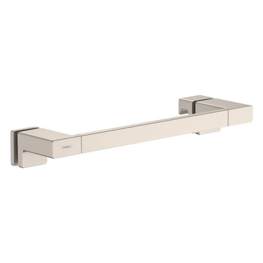 Hansgrohe AddStoris 2-1/20 x 15-5/8 in. Shower Door Handle in Brushed Nickel