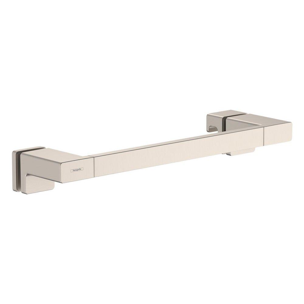Hansgrohe AddStoris 2-1/20 x 15-5/8 in. Shower Door Handle in Brushed Nickel