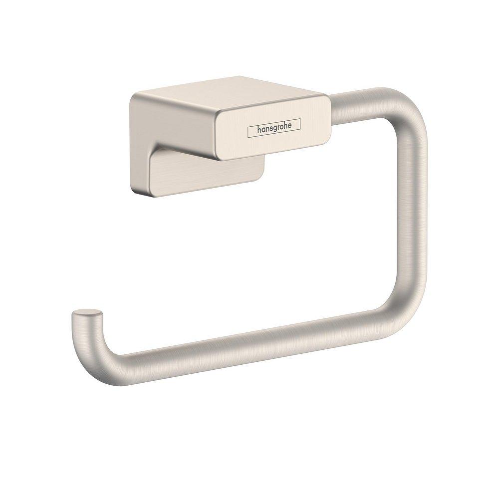 Hansgrohe AddStoris Wall Mount Toilet Tissue Holder in Brushed Nickel
