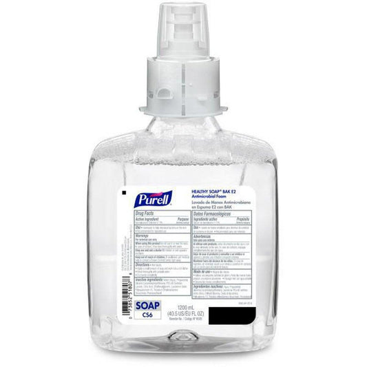 PURELL® HEALTHY SOAP® 1200 ml BAK E2 Food Processing Antimicrobial Foam Hand Soap (Case of 2)