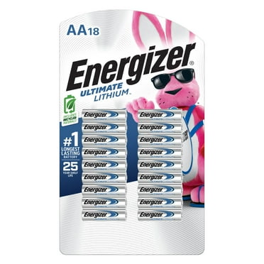 Energizer Ultimate Lithium AAA Batteries – 18 Pack