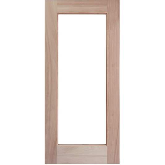 32x80 in Exterior Mahogany Door Slab | 1 Lite