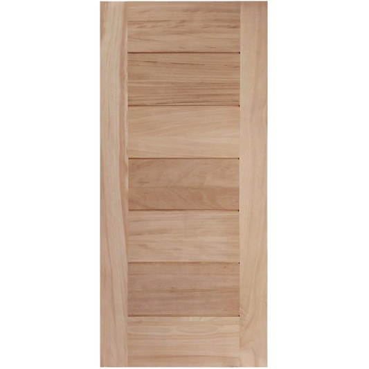 36x80 in Exterior Wood Door Slab | 7 Panel