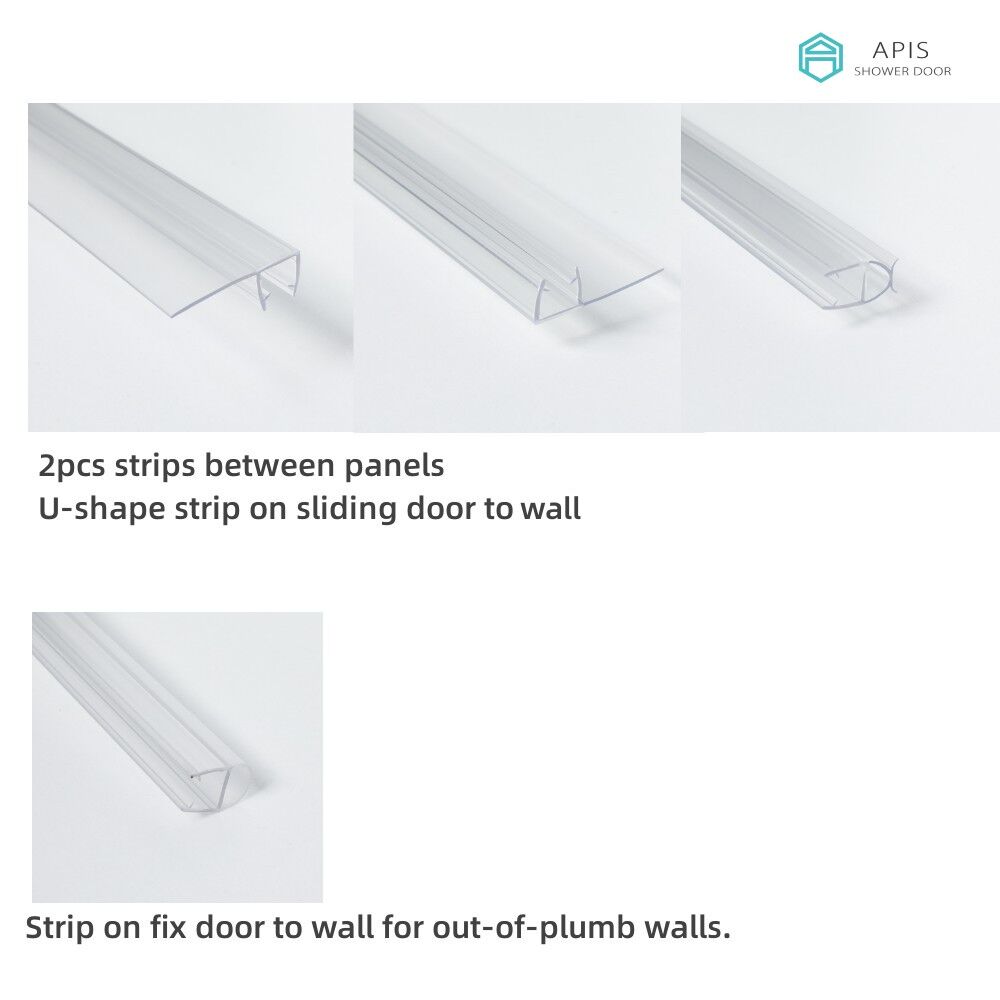 AS-2960 Sliding Shower Door 60" x 60"