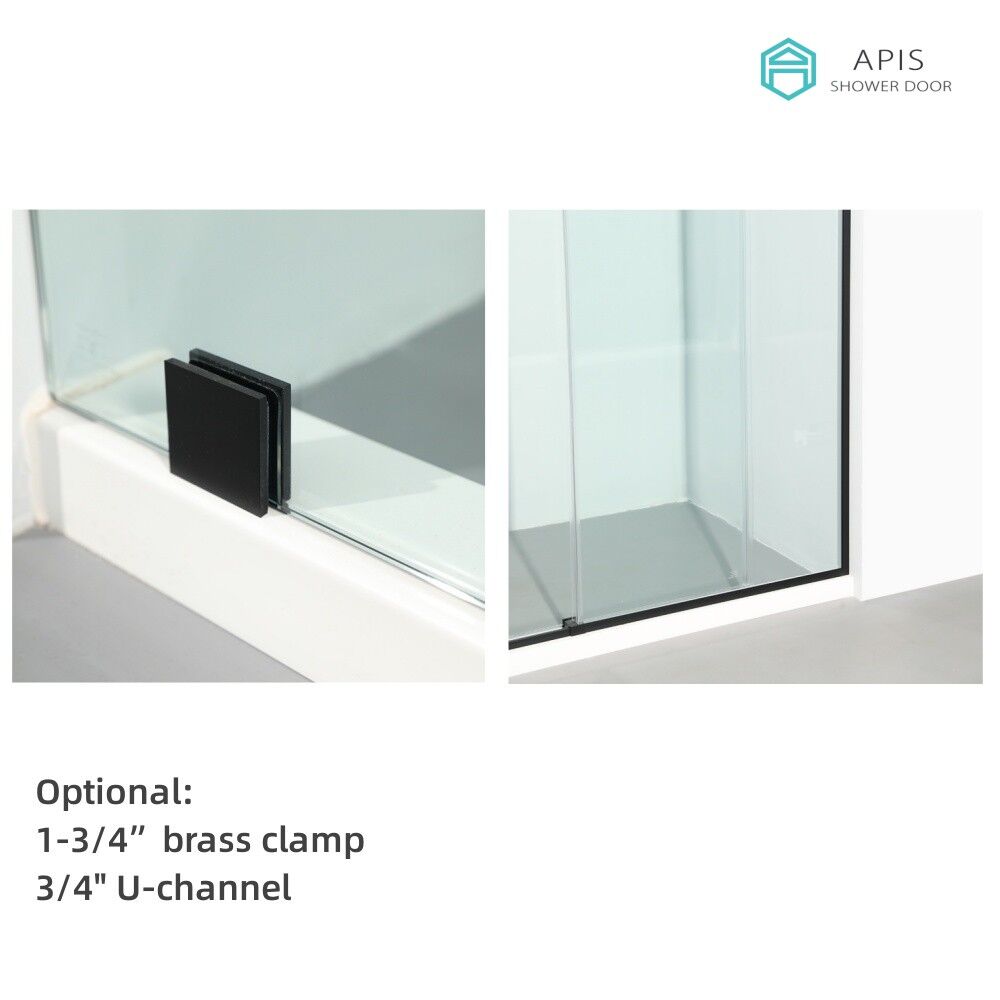 AS-0138 Sliding Shower Door 60" x 60"