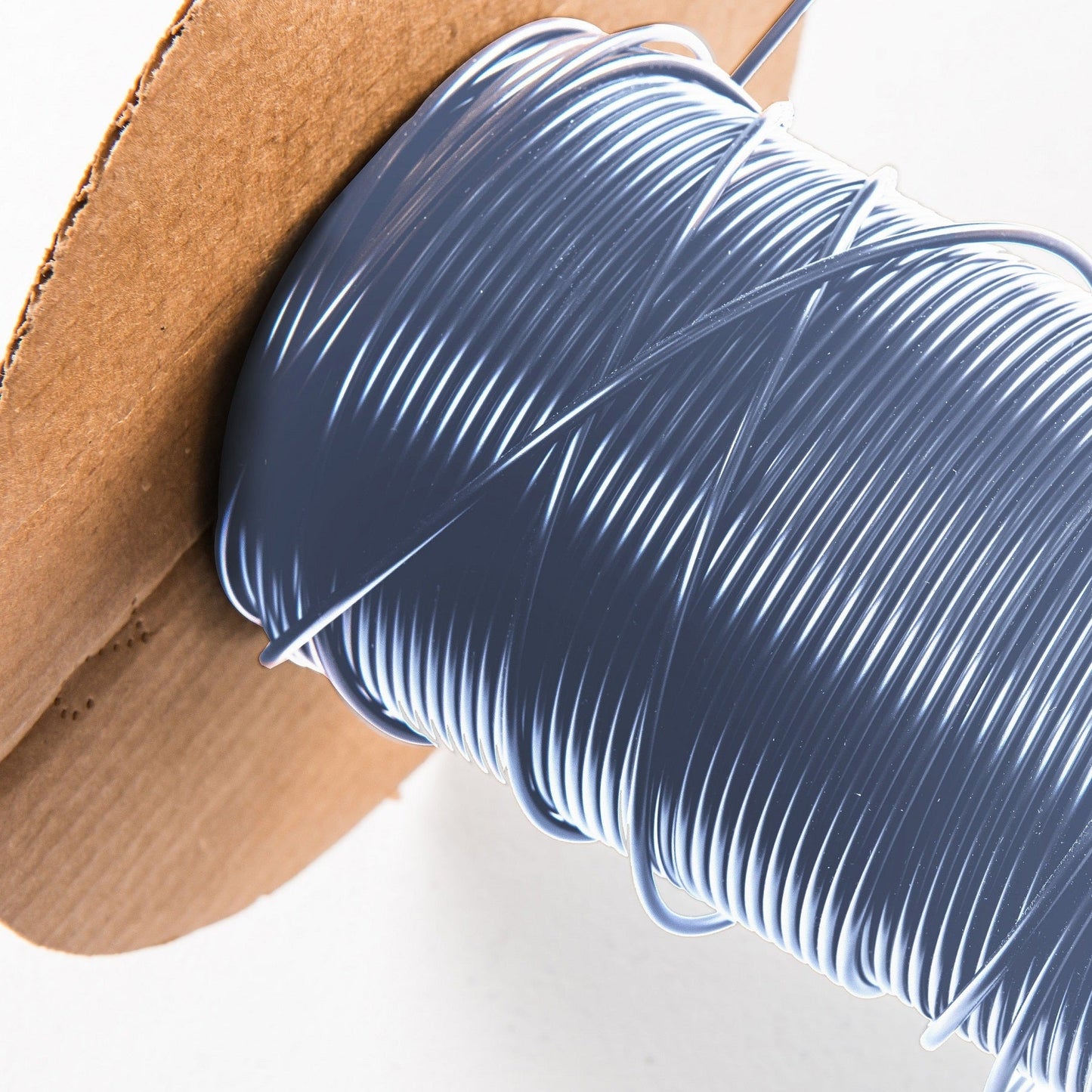 Clear welding rod on spool