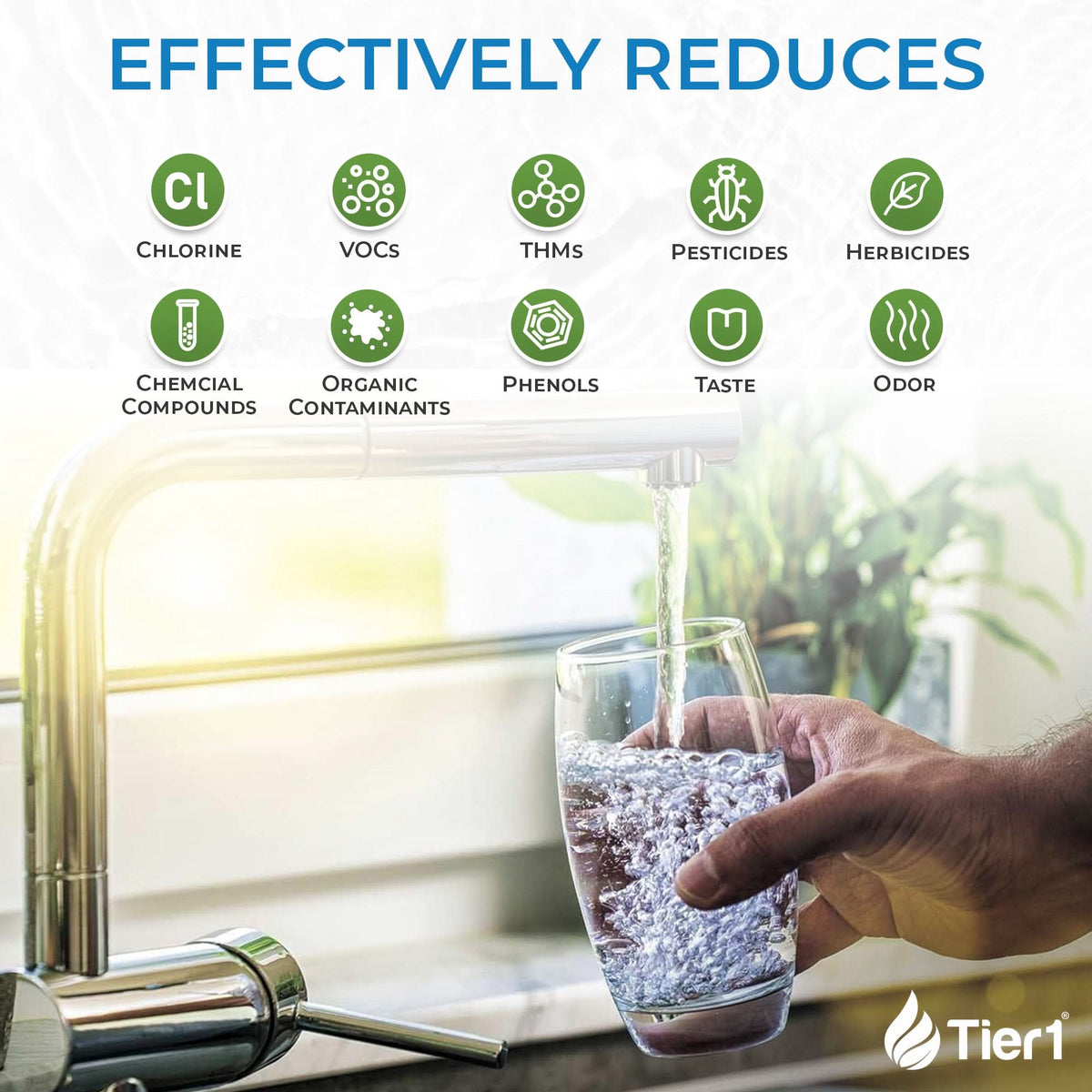 Tier1 Salt-Free Conditioner + Chlorine Filtration System (600,000 Gallons)
