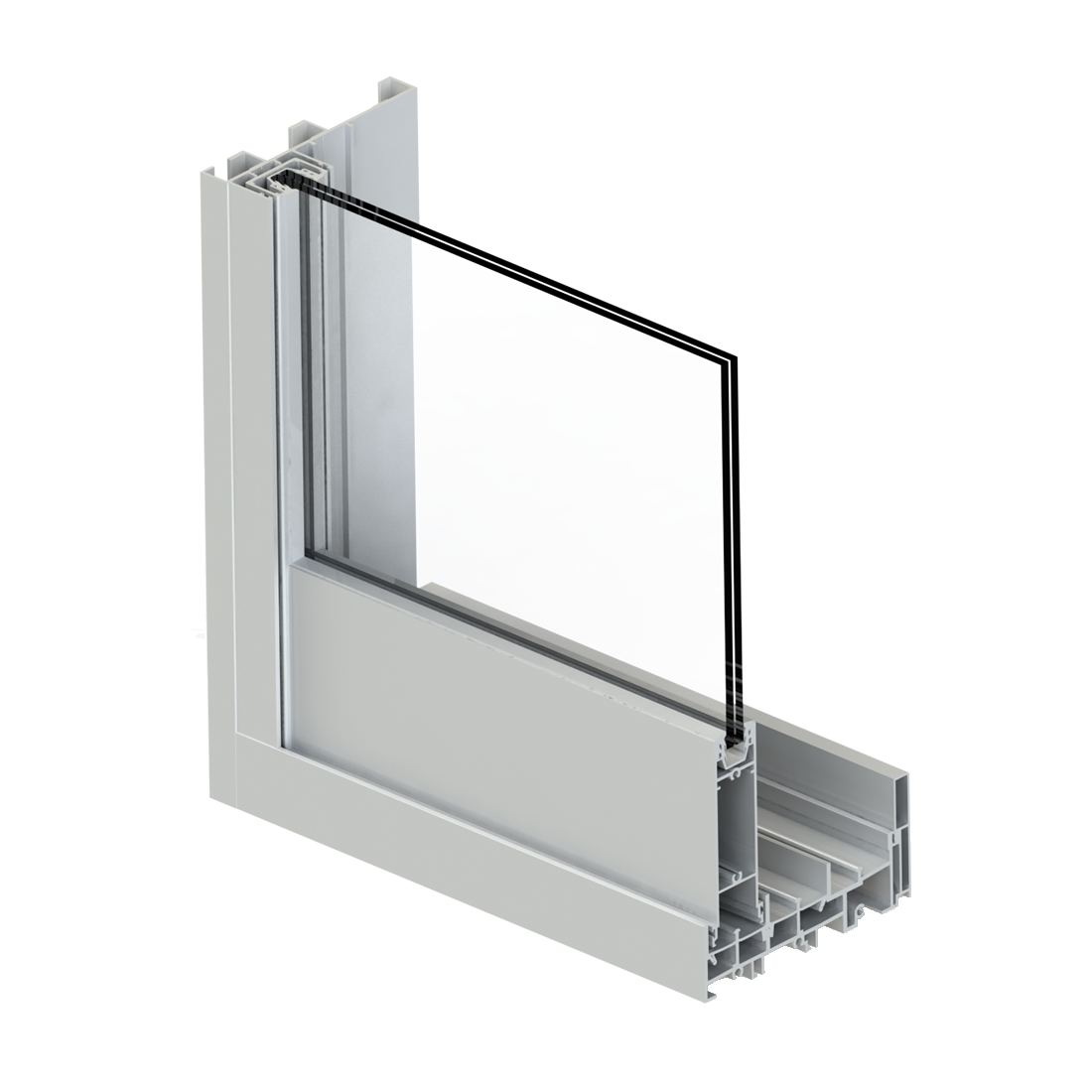 ES-SGD2020 sliding glass door section detail