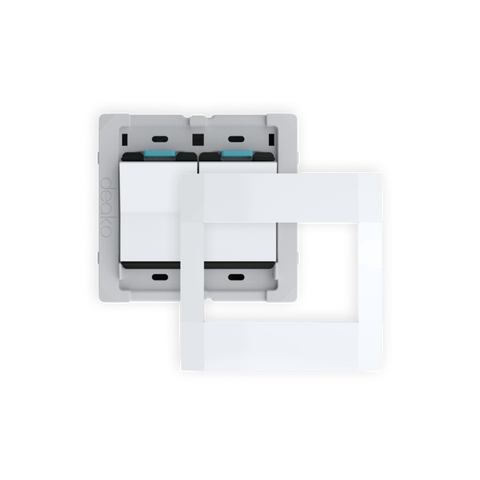 Quick Wire Backplate With Single Pole Simple Rocker Switch