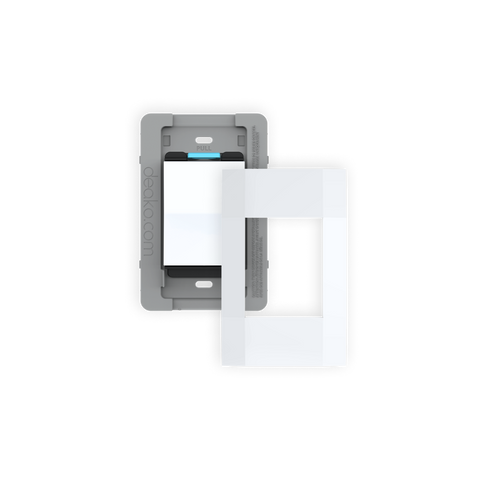 Backplate And Faceplates With Rocker Switch