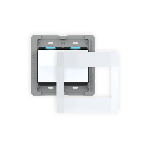 Backplate And Faceplates With Rocker Switch