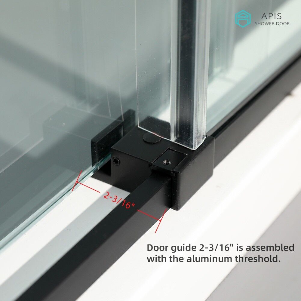 AS-0138 Sliding Shower Door 60" x 60"