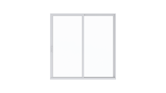 ES-EL400 sliding glass door front view