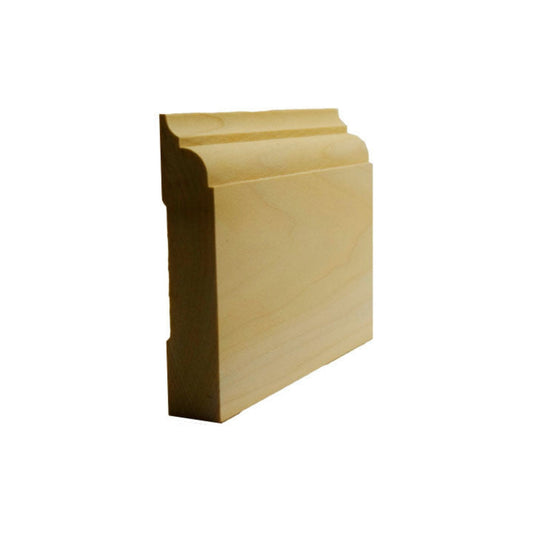EWBB22 Nose & Cove 3-1/2" Tall x 11/16" Baseboard Moulding. Unfinished