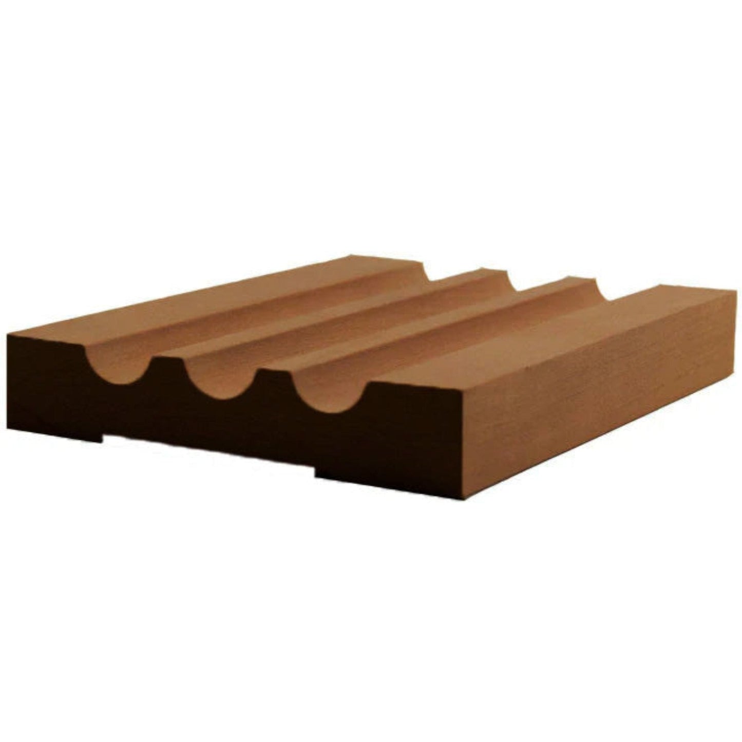 EWCA46 Fluted 3-1/2" wide x 3/4" Casing. Unfinished Trim