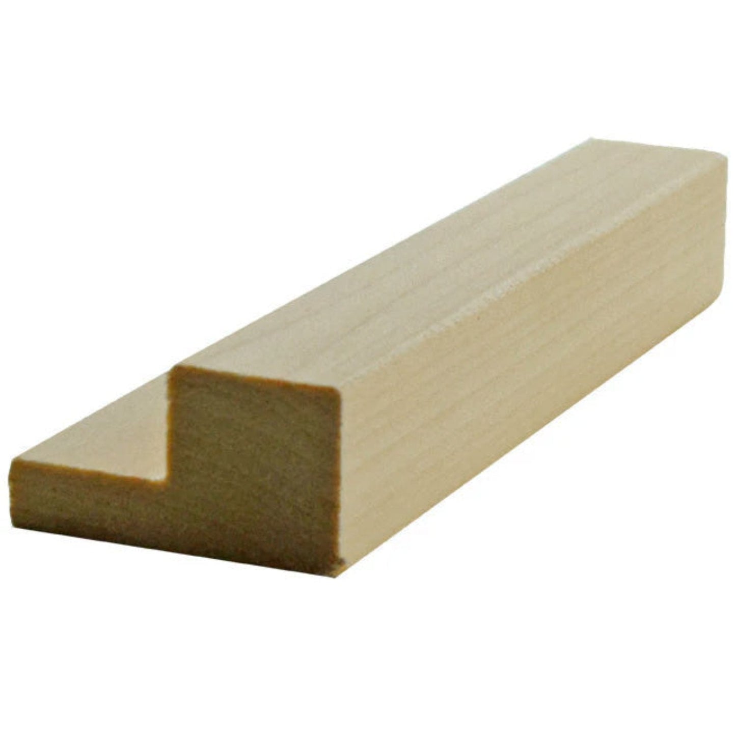 EWLR11 Kitchen Cabinet Light Rail 1-1/2" Wide x 7/8" Trim. Unfinished