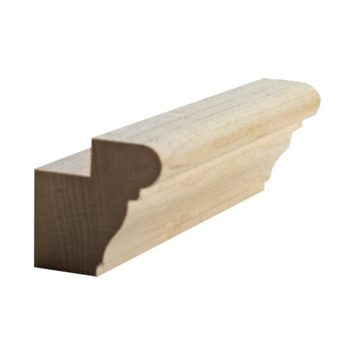 EWLR14 Kitchen Cabinet Light Rail 1-3/8" x 1-3/8" Trim. Unfinished