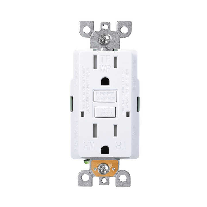 Free Samples 15A and 20A Wall Socket Switch LED Night Light Self Test GFCI Tamper Weather Resistant Wall Receptacle