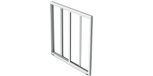 ESR 2000 horizontal sliding impact window