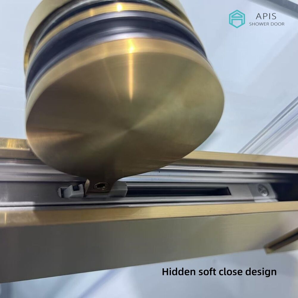 AS-8860D-SC Soft Close Double Sliding Shower Door 60" x 60"