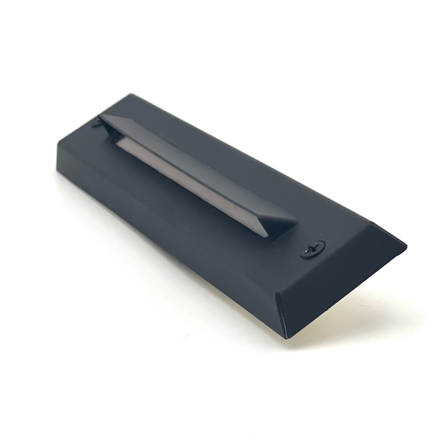 Arrow Black Simple Louv Brass Deck Light