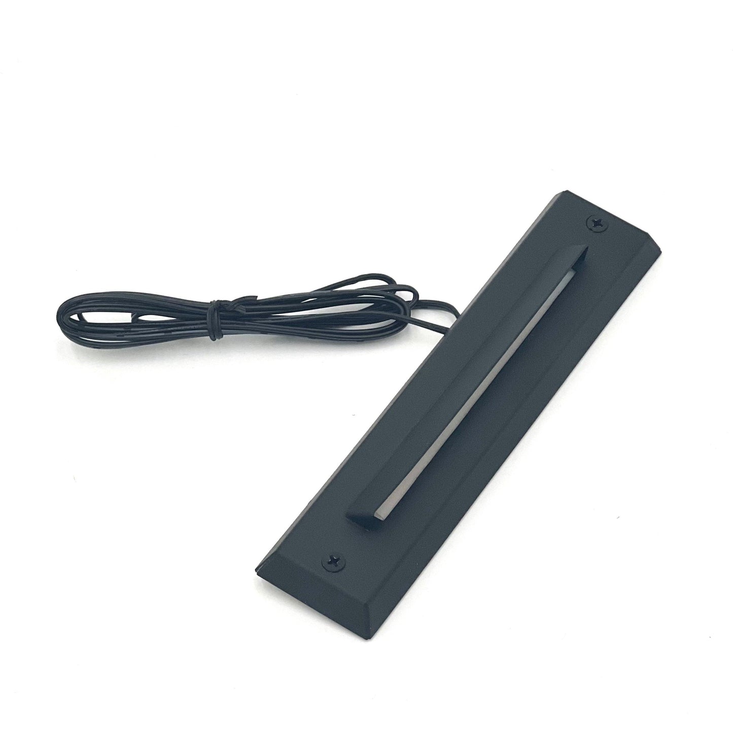 Arrow Black Simple Louv Brass Deck Light