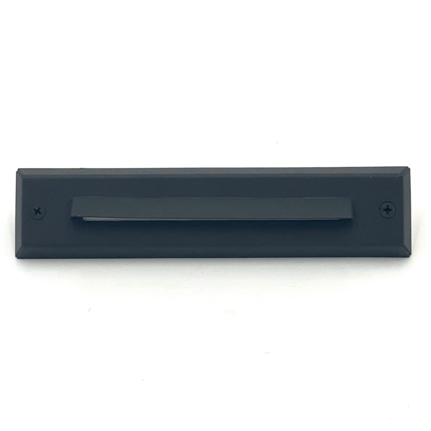 Arrow Black Simple Louv Brass Deck Light