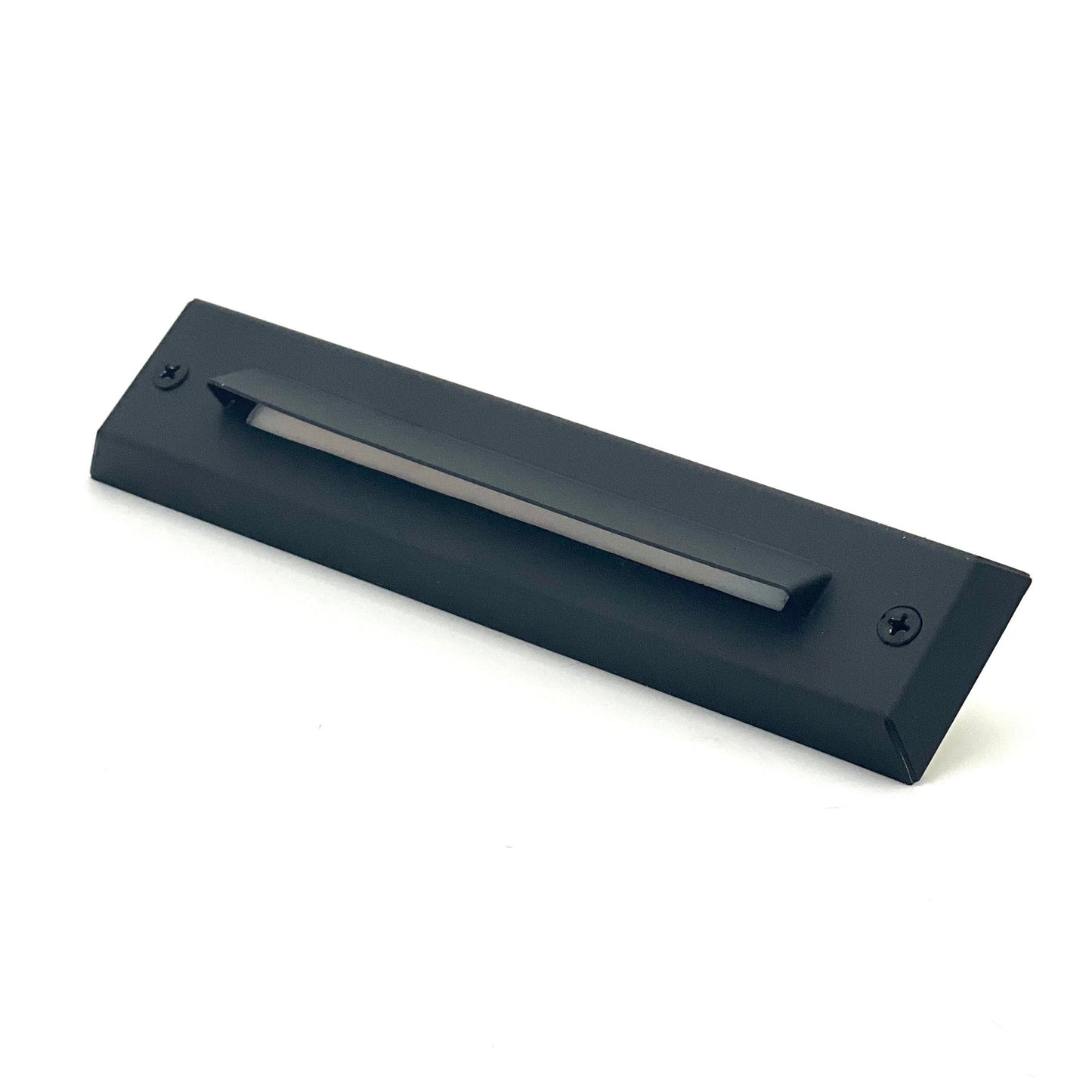 Arrow Black Simple Louv Brass Deck Light