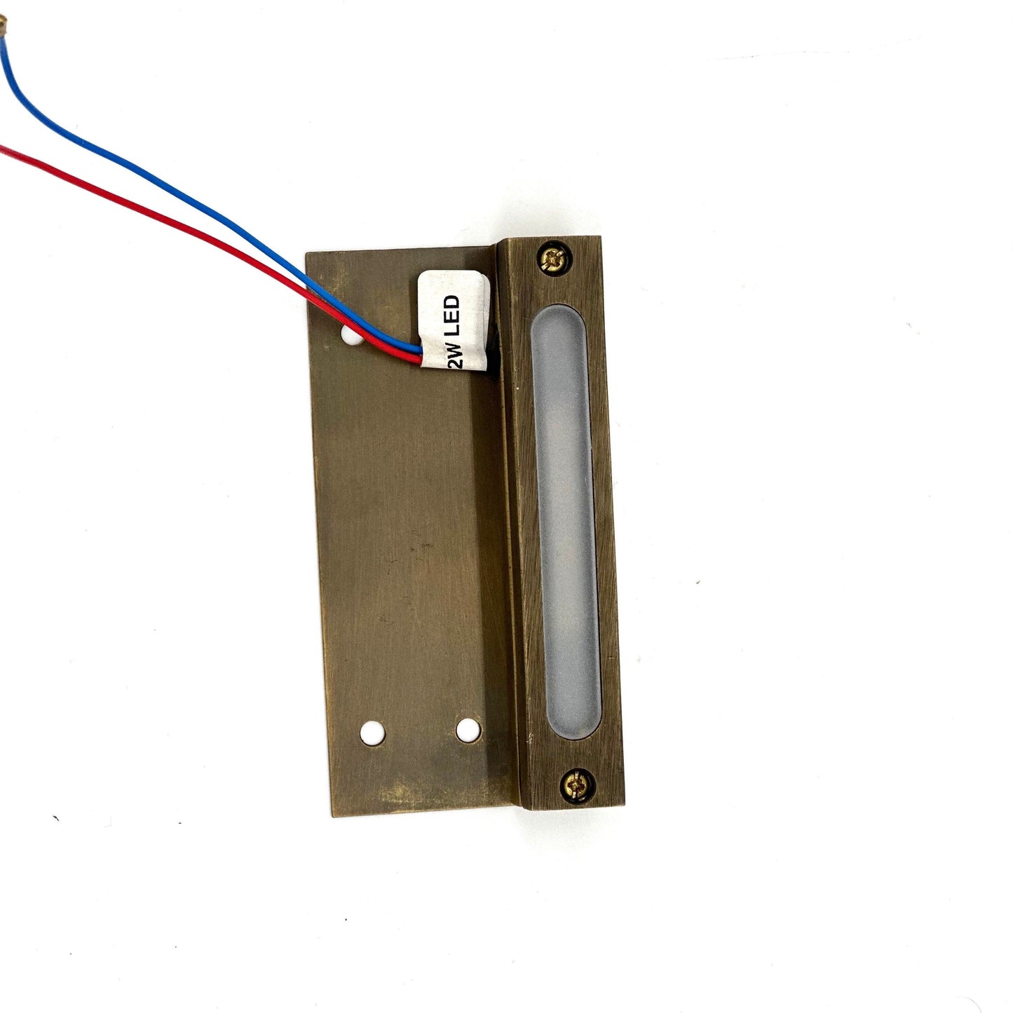 Stelvio Antique Brass Hardscape Light 3"