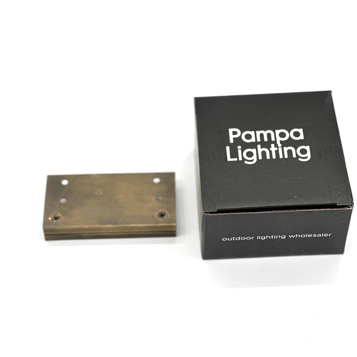 Stelvio Antique Brass Hardscape Light 3"