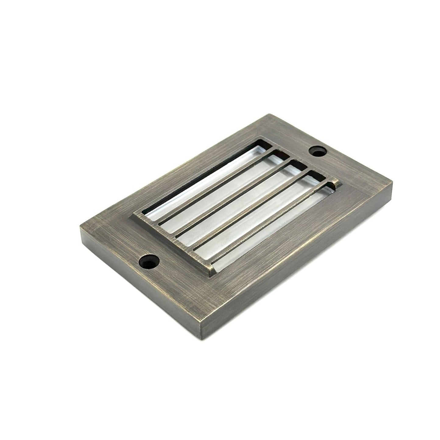 Rein Louv Mini Integrated Brass Deck Light