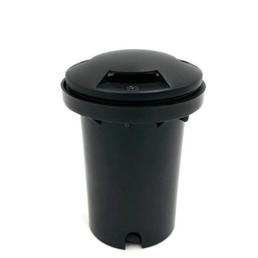 3X Black Brass In-Ground Well Light