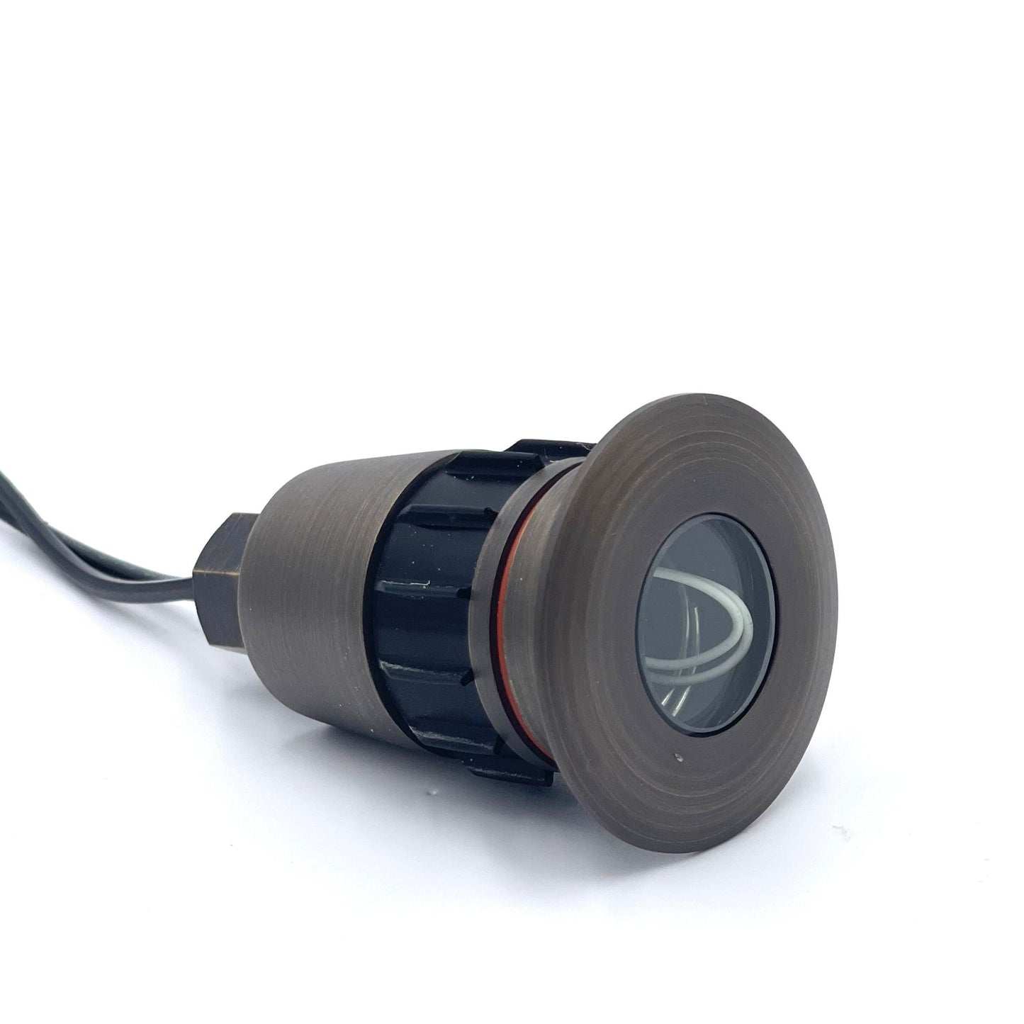 Mini Bronze Glass In Ground Well Light