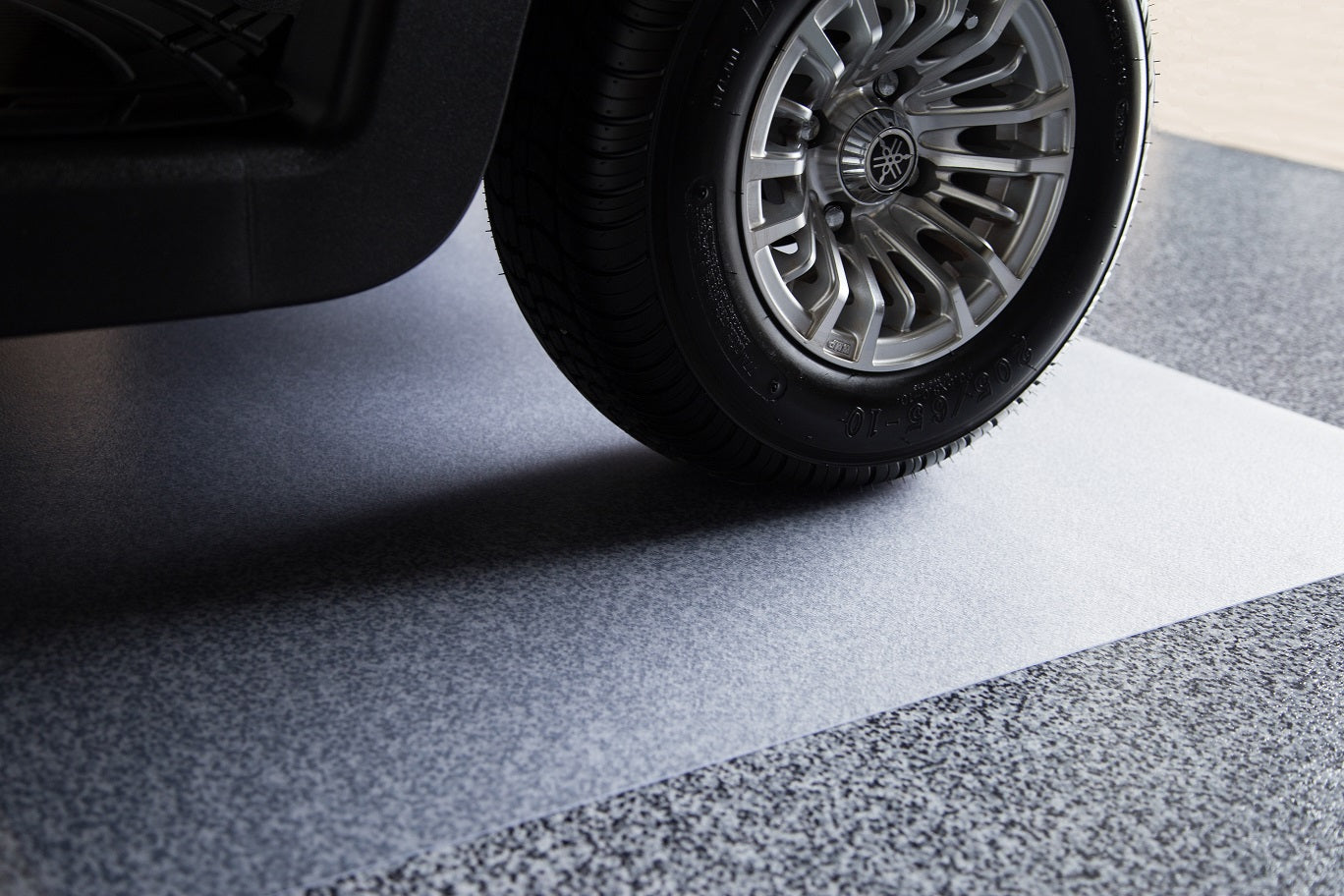 Golf Cart Mat | Ceramic Texture | 5' x 10' | G-Floor<sup>®</sup> Roll-Out Vinyl Flooring