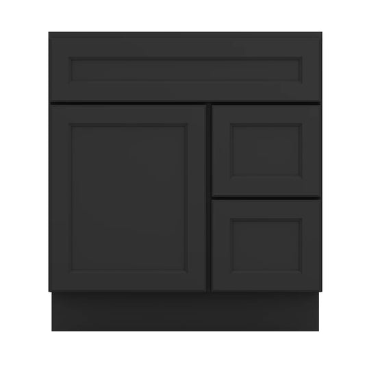 J&K Charcoal E2 Vanity Sink Combo 30" W x 33" H x 21" D
