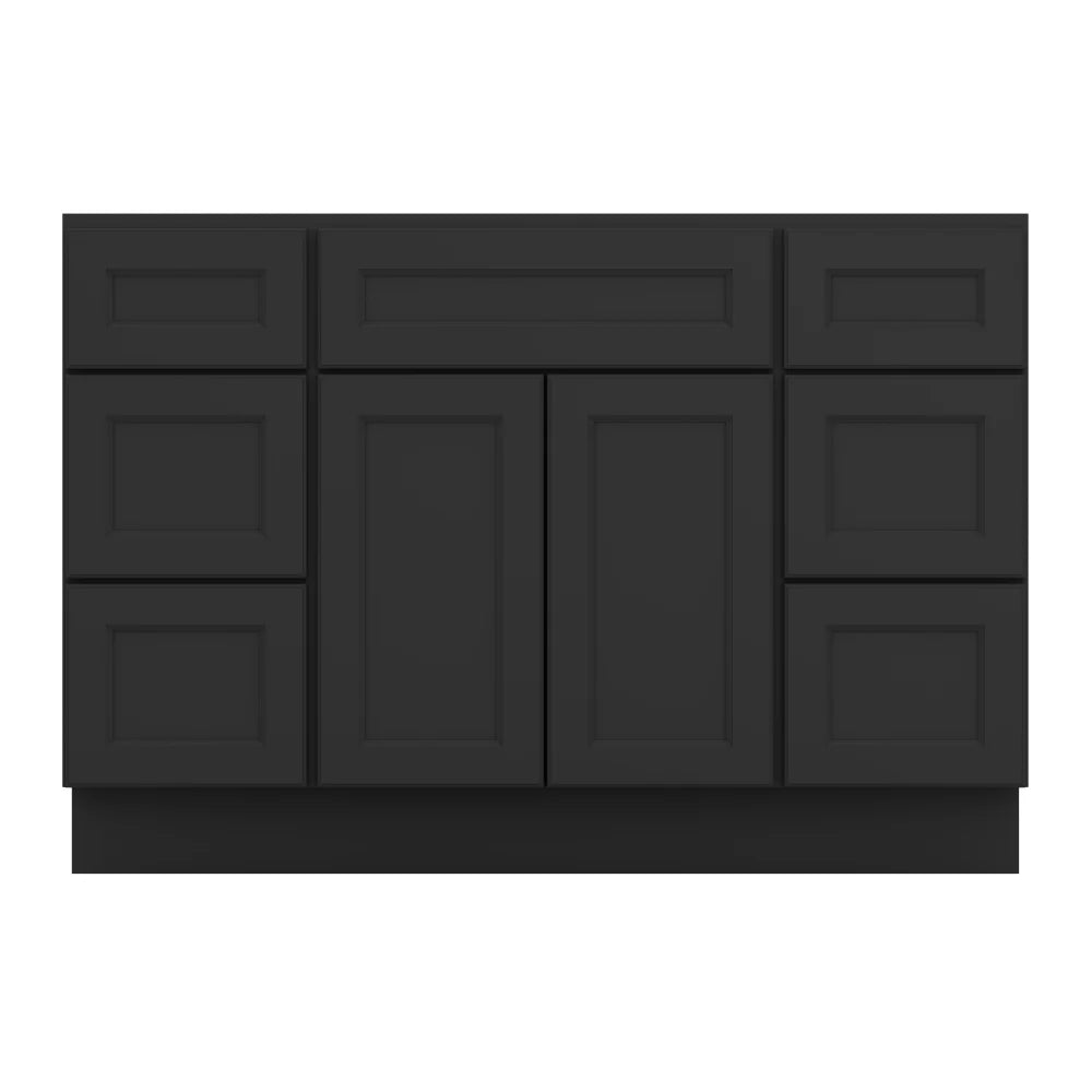 J&K Charcoal E2 Vanity Sink Combo 48" W x 33" H x 21" D