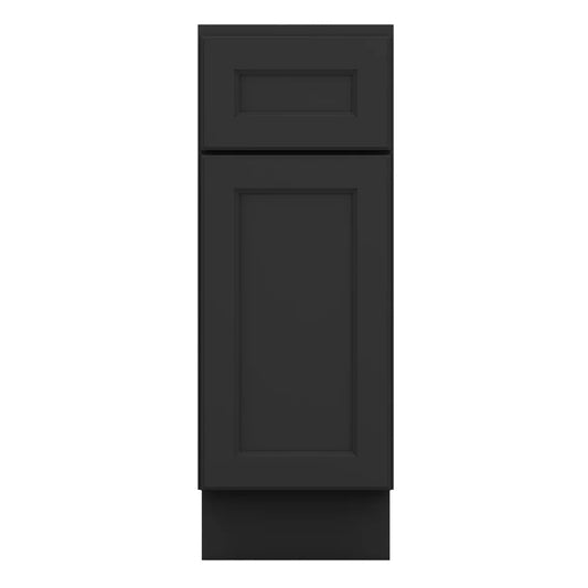 J&K Charcoal E2 Vanity Base Door/Drawer 12" W x 33" H x 21" D