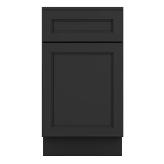 J&K Charcoal E2 Vanity Base Door/Drawer 18" W x 33" H x 21" D