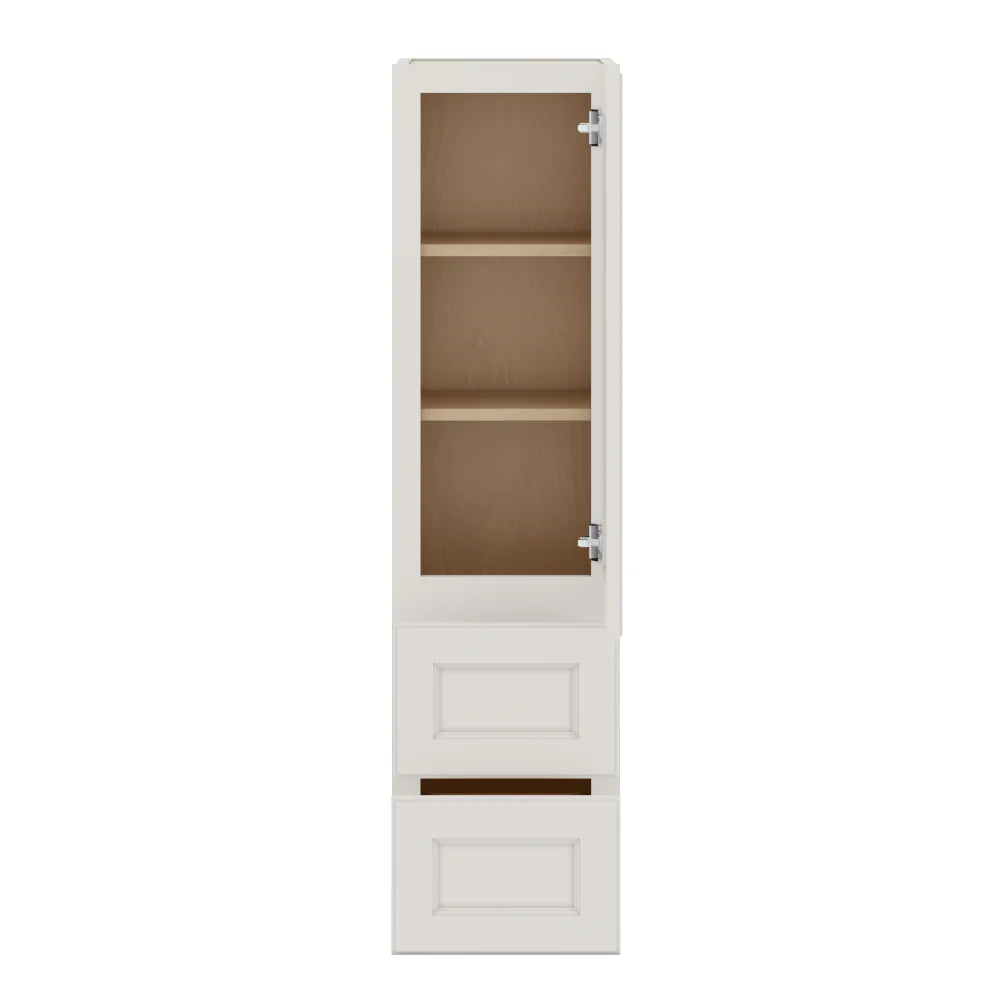J&K Dove E1 Vanity Counter Linen 12" W x 45" H x 12" D