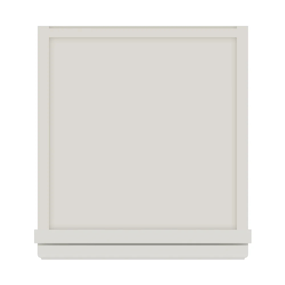 J&K Dove E1 Vanity Counter Linen 12" W x 45" H x 12" D