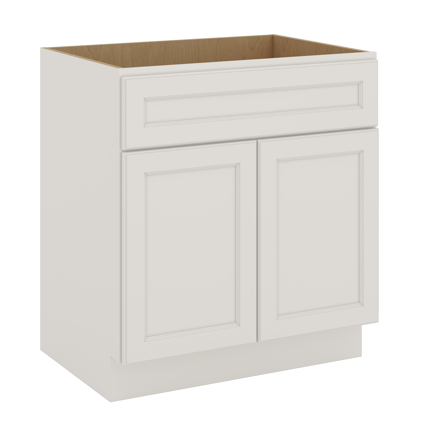 J&K Dove E1 Vanity Base Sink Door/False Drawer 30" W x 33" H x 21" D