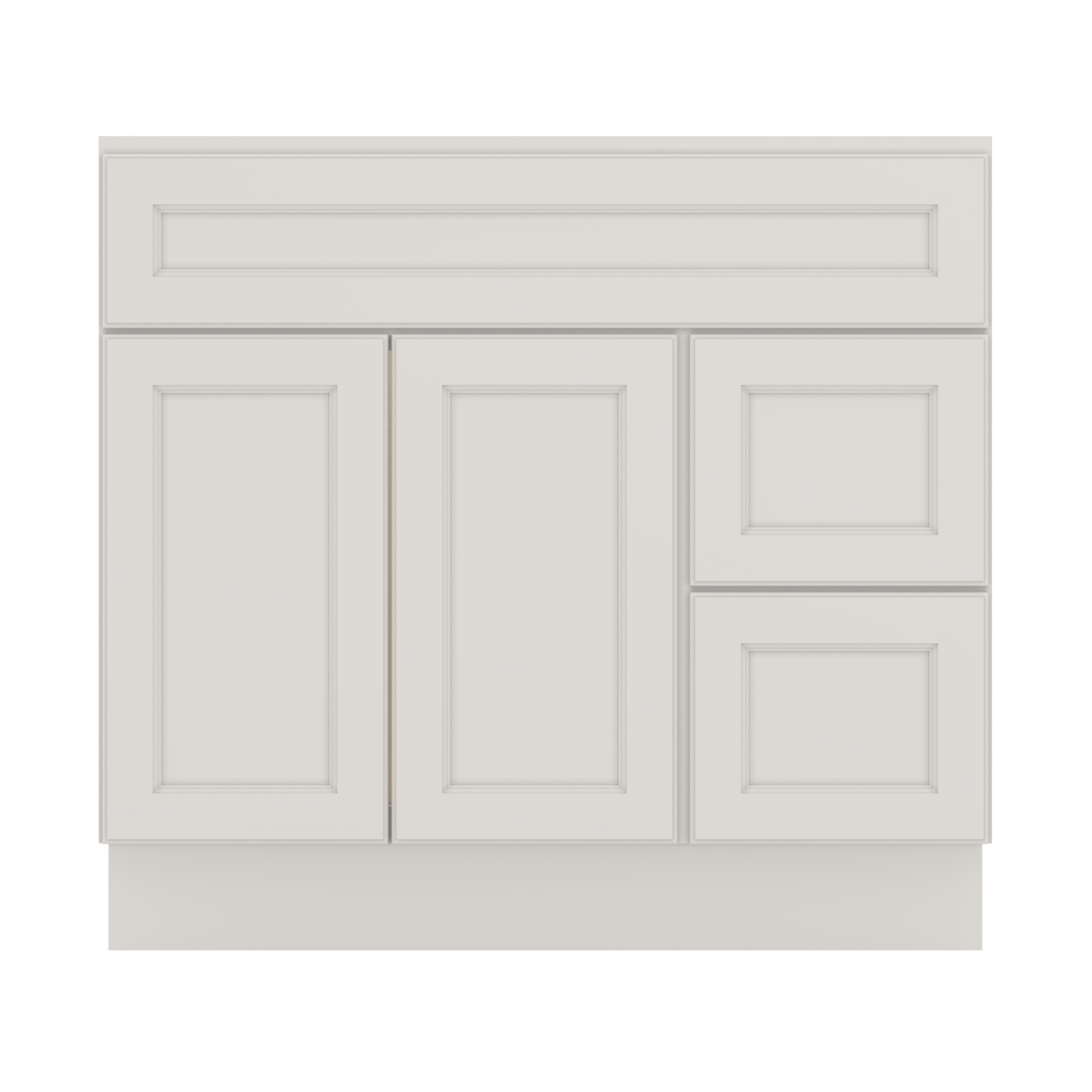 J&K Dove E1 Vanity Sink Combo 36" W x 33" H x 21" D
