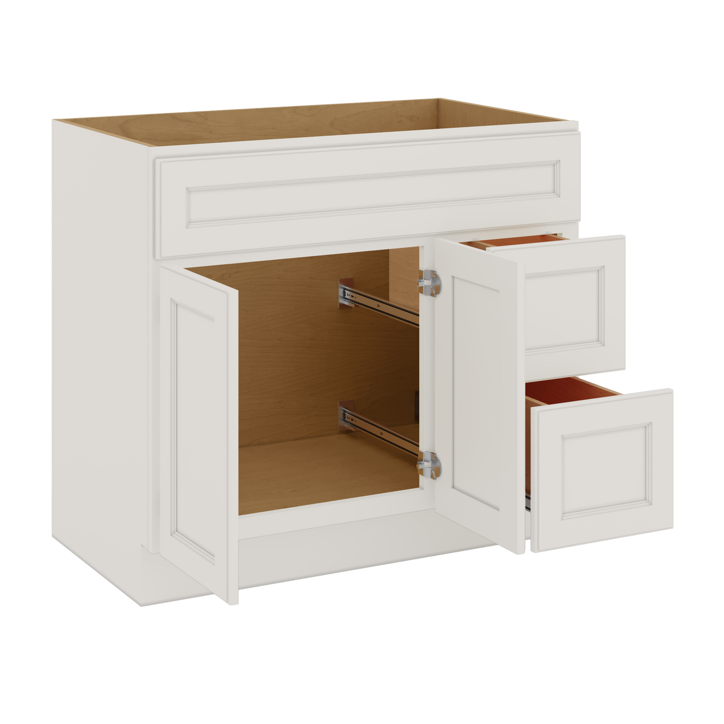 J&K Dove E1 Vanity Sink Combo 36" W x 33" H x 21" D