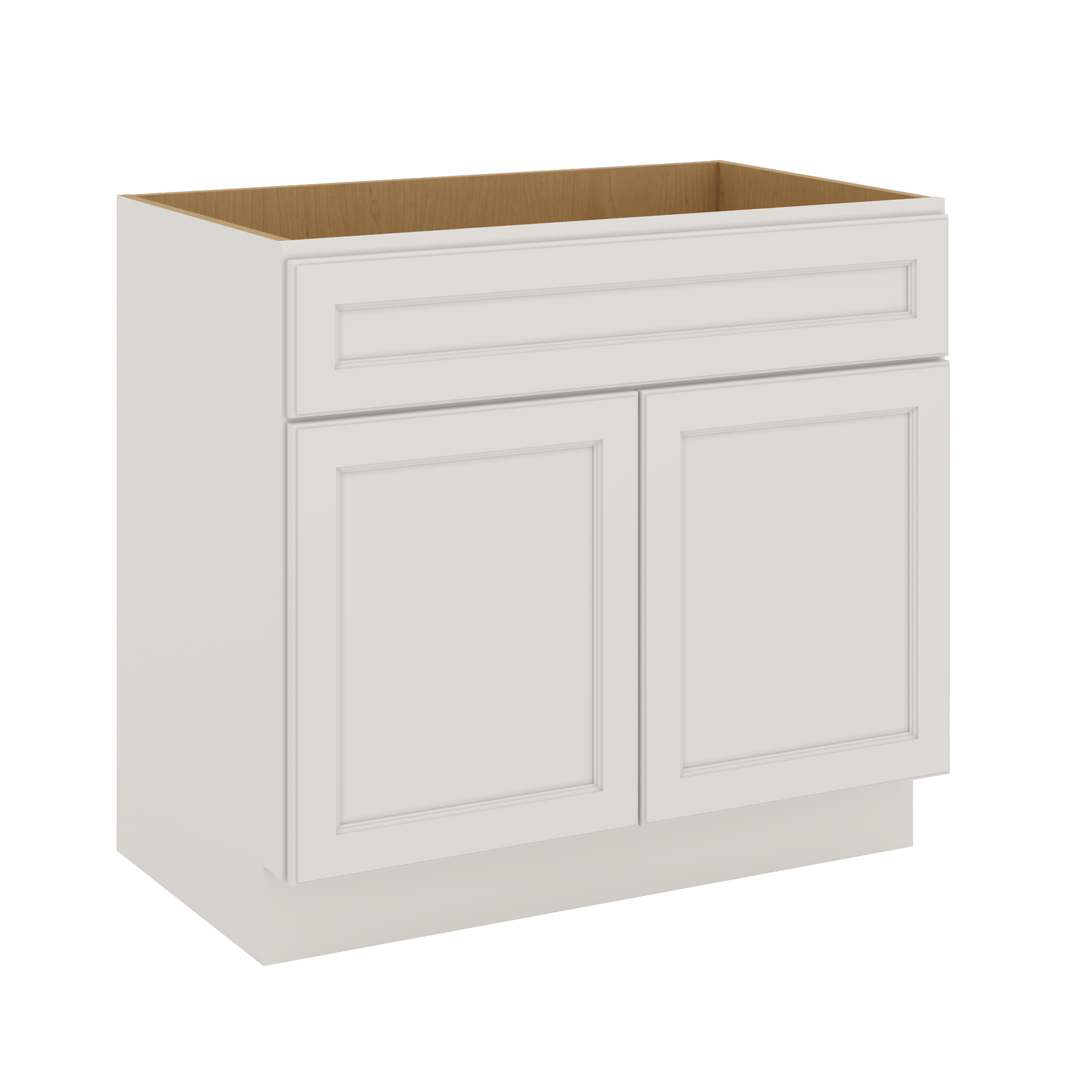 J&K Dove E1 Vanity Base Sink Door/False Drawer 36" W x 33" H x 21" D