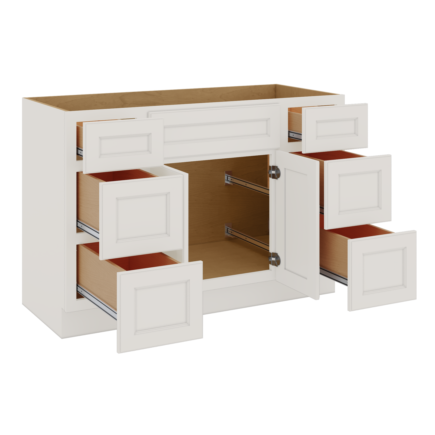 J&K Dove E1 Vanity Sink Combo 48" W x 33" H x 21" D