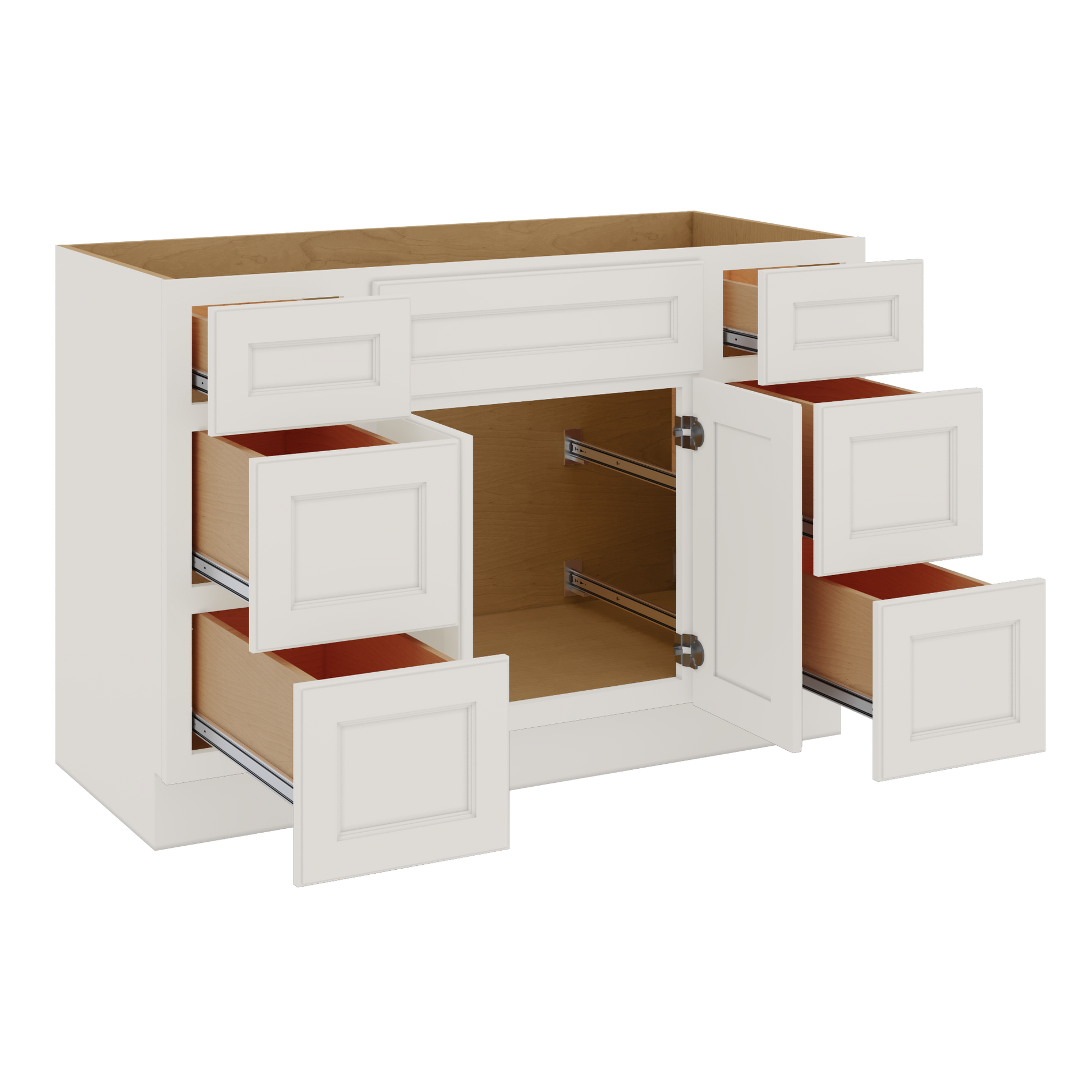 J&K Dove E1 Vanity Sink Combo 48" W x 33" H x 21" D
